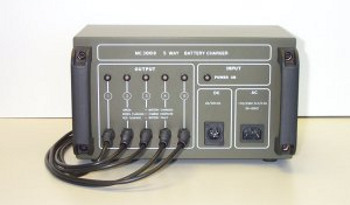 5 Way Military Charger
                  for Lithiumn Ion, Nickel Metal Hydride, Nickel Cadmium                  Military Batteries